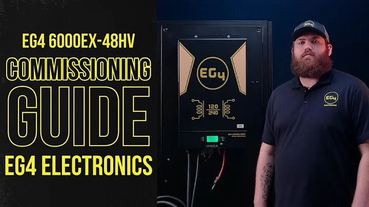 EG4 6000EX-48HV Commissioning Guide, Inverter to Battery Setup, Parallel Setup, 6000w Inverter