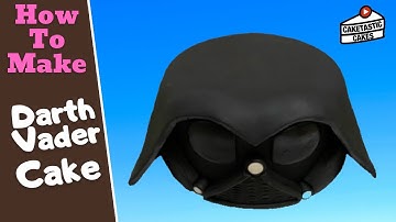 Darth Vader Cake - Star Wars Cake Tutorial - Cake Decorating Video by Caketastic Cakes