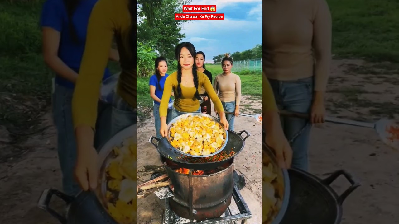 Cooking Yummy Fry Rice Recipe 😋 #recipe #reels #rice #egg #cooking #food #chicken #chinesefood #yt