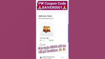 🎉 PW Mission JRF 1.0 JRF 2025 commerce+ paper 1 Batch Coupon Code ll #missionjrf #jrf #pwcouponcode