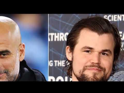 Magnus Carlsen e Pep Guardiola discutem semelhanças do futebol e do xadrez