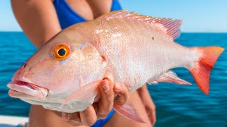 Best Tasting Fish in the Florida Keys! - Mutton Snapper Reef bottom Fishing [Catch &amp; Cook]