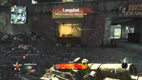 Black Ops Epic No Scope Across map...
