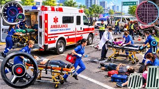City Ambulance Driving Game Indian Ambulance Rescue Game 911 Simulator Game 2026 - Android Gameplay screenshot 1