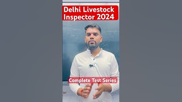Delhi Livestock Inspector 2024 | Complete Test Series Launch | Livestock Inspector 2025