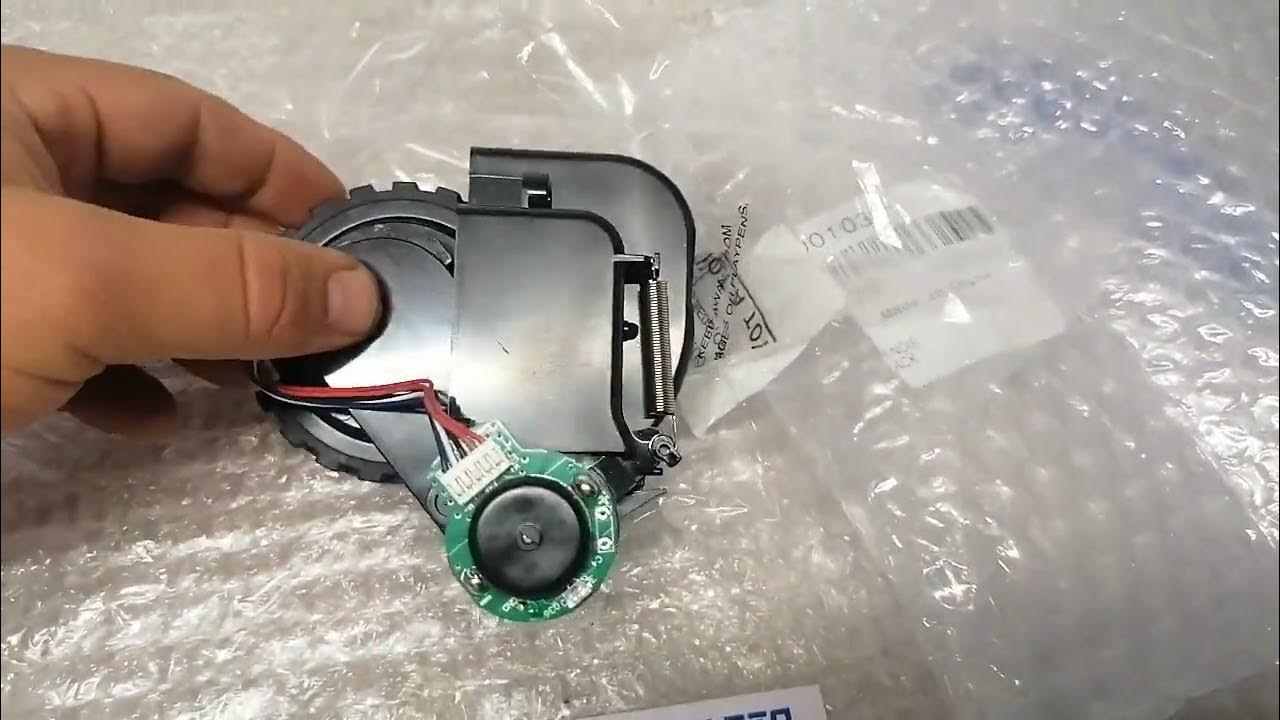 Левое колесо робота-пылесоса Tefal RS-2230001039 YouTube