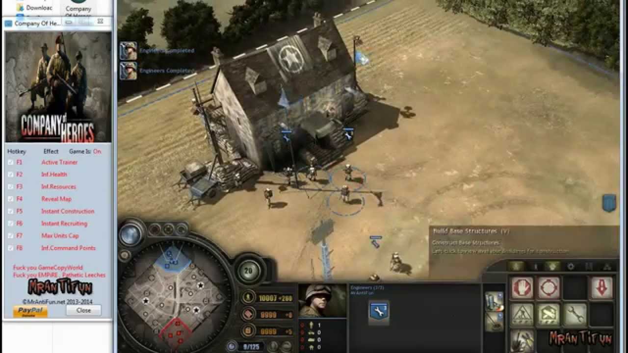 Company of heroes 3 трейнер. Коды на Company of Heroes. Company of Heroes 1. Company of Heroes 2 трейнер. Компани оф хирос 2 трейнер.