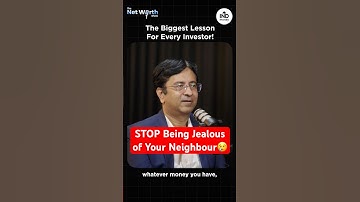 Biggest Advice for Investors By Rajeev Thakkar (PPFAS)