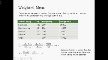 GEOG 3020 Lecture 04-5 - Central Tendency & Dispersion