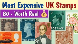 Most Expensive UK Stamps - Part 3 | 80 Rare British Postage Stamps Worth Money