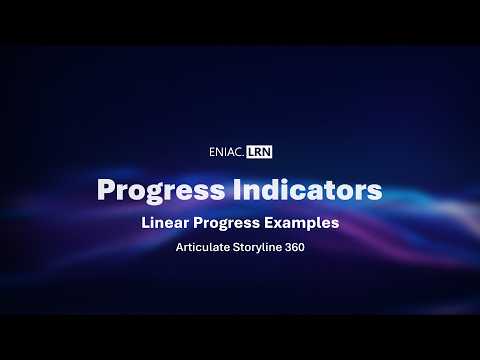 Linear Progress Indicator Examples | Articulate Storyline 360 | Part - 1