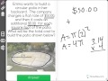 Calculating Patio Costs and Areas