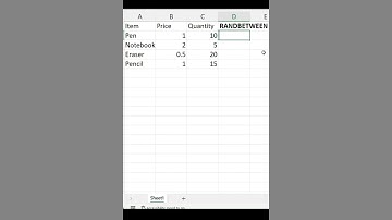 Generate Random Whole Numbers in Excel with RANDBETWEEN! 🎯