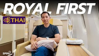 [spin9] รีวิว การบินไทย Royal First Class ปี 2024 — กรุงเทพลอนดอน Boeing 777300ER