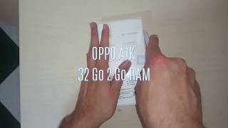 فتح صندوق هاتف اوبو | Unboxing OPPO A1k CPH 1923 32GB 2GB ram