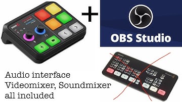 Rode streamer X full setup with pads for scene switchers in OBS v30