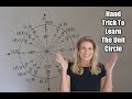 Hand trick to learn the unit circle