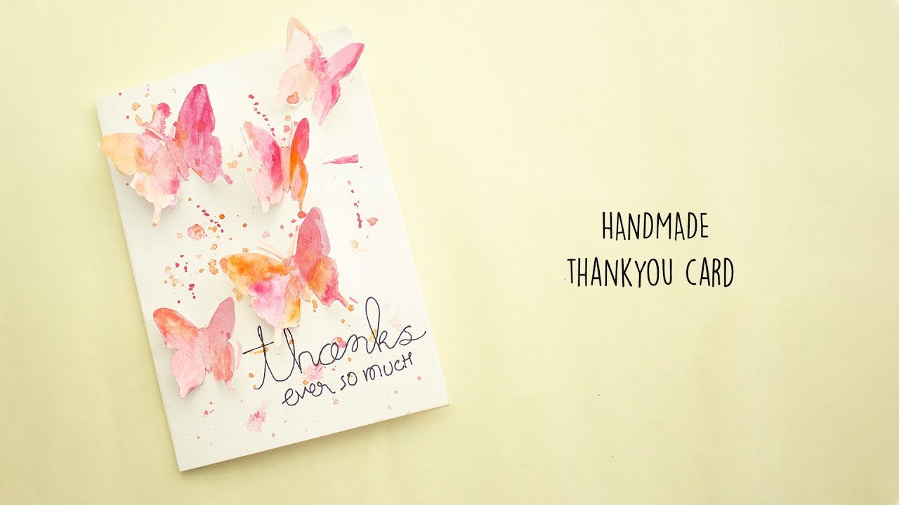 homemade thank you cards