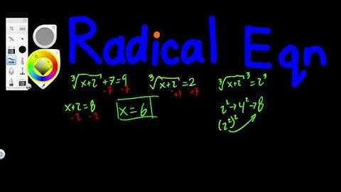 Algebra - Solving Radical Equations With Cube Root