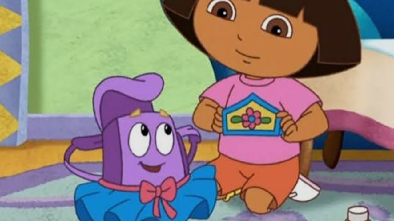 Cartoon drawing of Dora easy step by step 