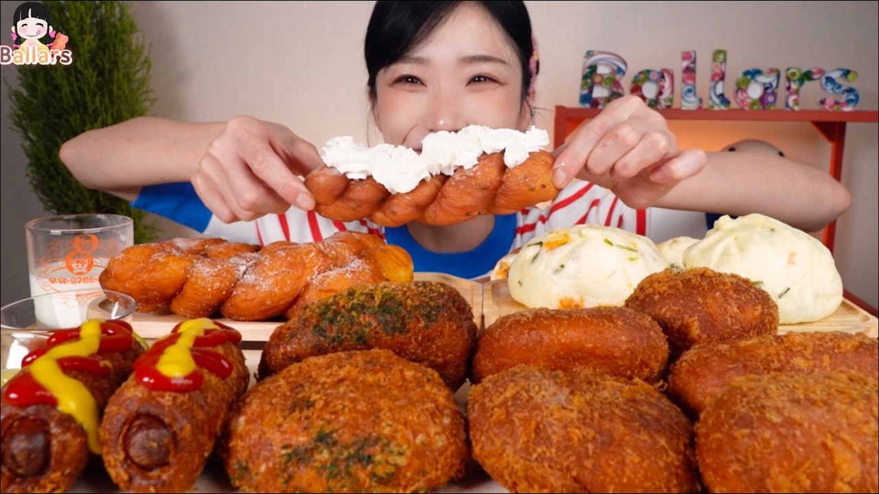 Mukbang:) Korean Various Kinds Of Croquette & Dumplings ☆ Big Bites :: ASMR :: Eatingshow ☆
