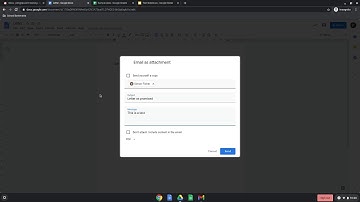 Sending Google Docs/Sheets/Slides as Attachments