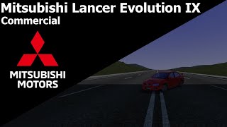 Mitsubishi Lancer Evolution IX (VGR Commercial)