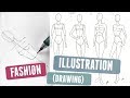 FASHION ILLUSTRATION pt.1 (front & 3/4th view!)