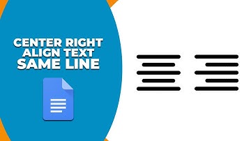 How to center and right align text on the same line in Google Docs