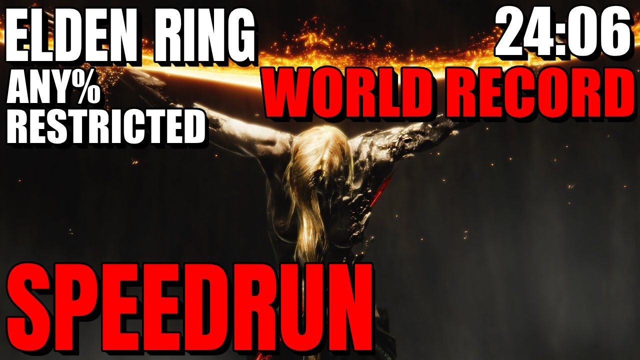 WORLD RECORD | FINIR ELDEN RING EN 24:06 | SPEEDRUN ELDEN RING ANY% RESTRICTED