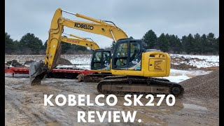 New Kobelco SK270sr 5 REVIEW 2019 model by Avery Excavating 5,545 views 4 years ago 22 minutes