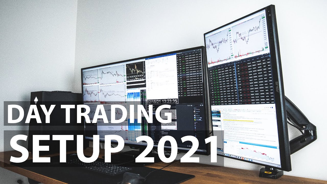 Day Trading Computer \u0026 Monitor Setup 