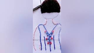 تعلم كيفية عمل بنت طارة تطريز  Learn how to do embroidery hoop girl