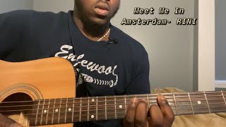 Meet Me In Amsterdam - RINI | Guitar Tutorial(How to Play meet me in Amsterdam)