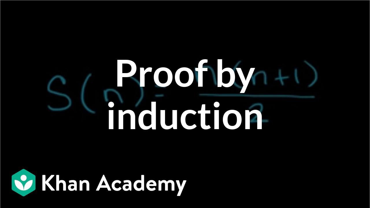 Proof Of Finite Arithmetic Series Formula By Induction Video Khan Academy