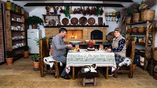 Building a New Village Kitchen and Cooking Raisins Cake