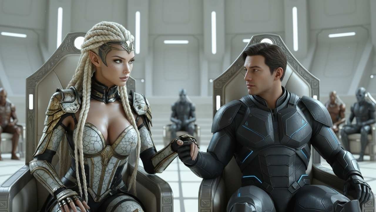 Without realizing it, I sat next to the alien woman everyone was afraid of.She wouldn't let me leave