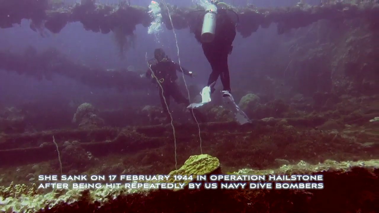 Truk Lagoon Scuba Diving Fujikawa Maru YouTube