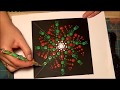 How to paint Christmas snowflake!-Hogyan fessünk karácsonyi hópihét!?