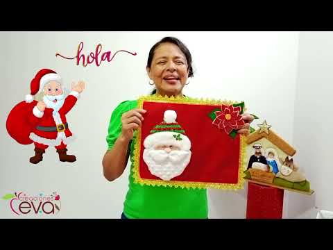 Individual de Papá Noel ???Fácil de Hacer