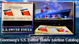 GUERNSEY'S THE CONTENTS OF THE S.S. United States Auction Catalog