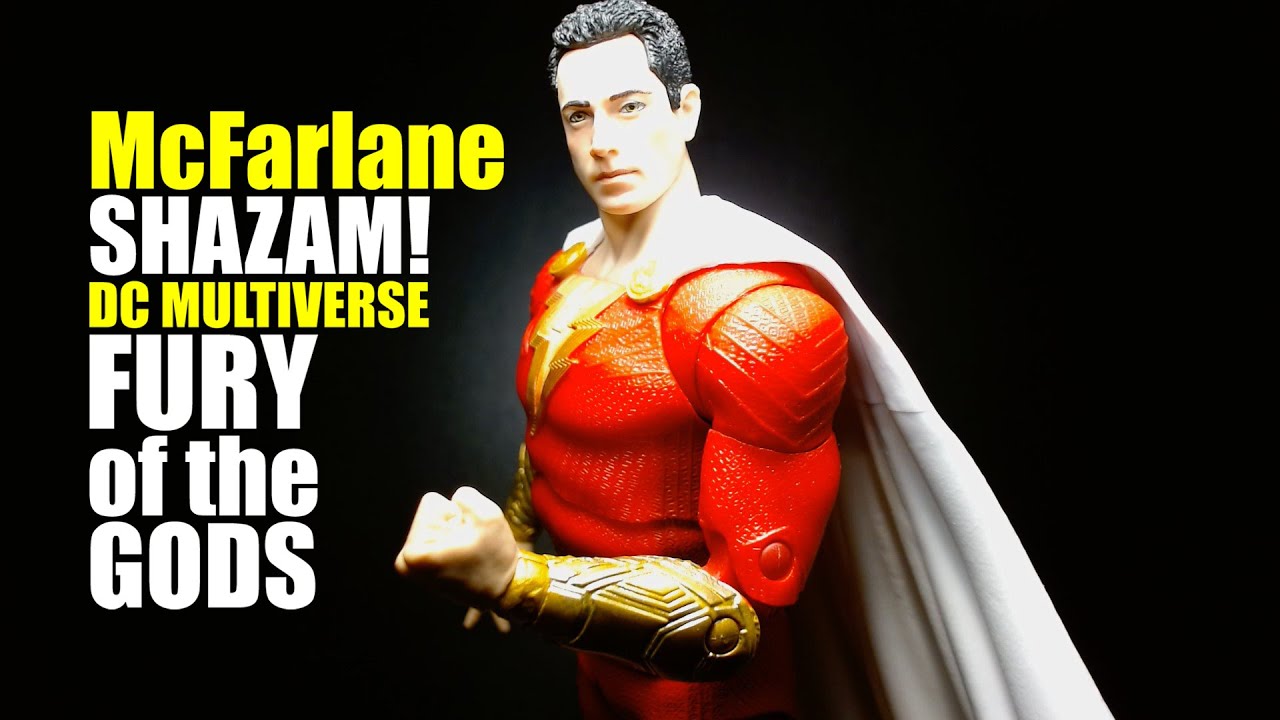 McFarlane Shazam Fury of the Gods Zachary Levi DC Multiverse Action Figure Unboxing and Review