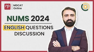 NUMS 2024 paper  Discussion | English | Sir Tanveer