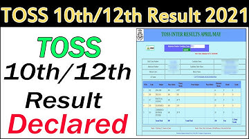 Ts TOSS Open 10th & Inter 2021 Results released