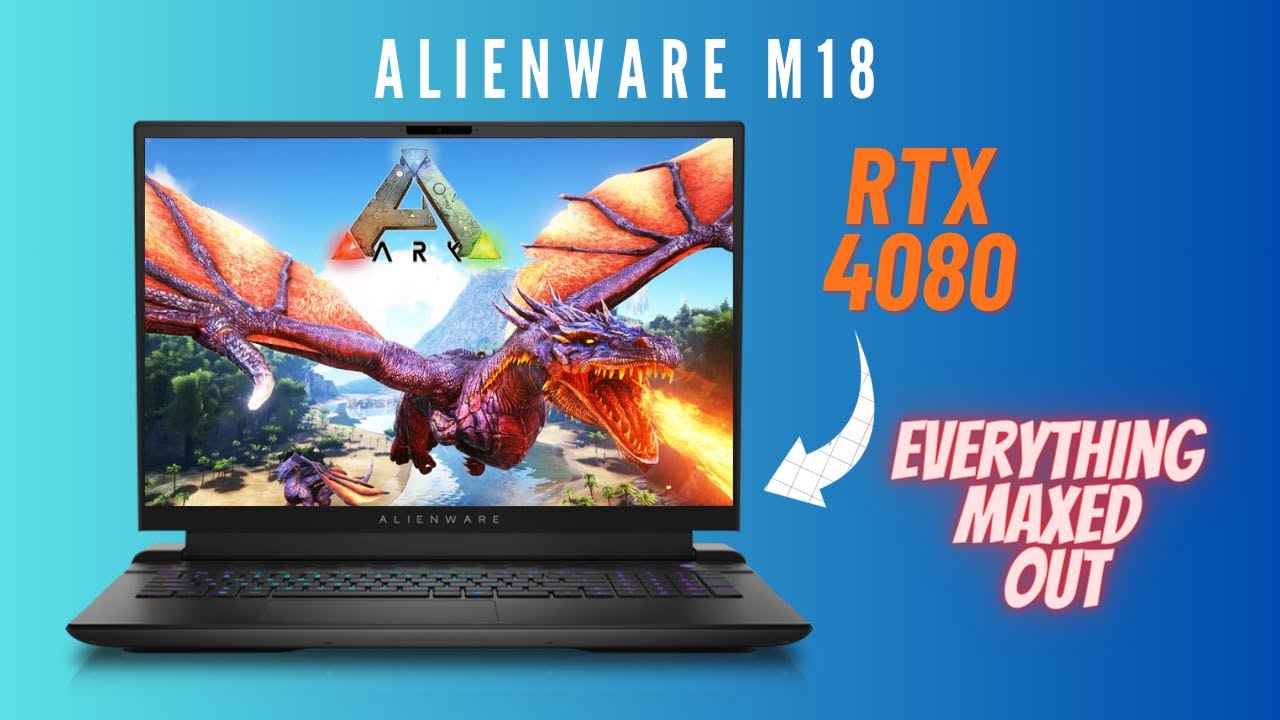 ARK Survival Ascended RTX 4080 Performance Test on Alienware M18 i9 Gaming Beast Full Benchmark Test