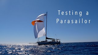 Testing a Parasailor on a Sun Odyssey 44i