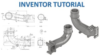 Inventor Tutorial #280 | 3D Model Design Advanced