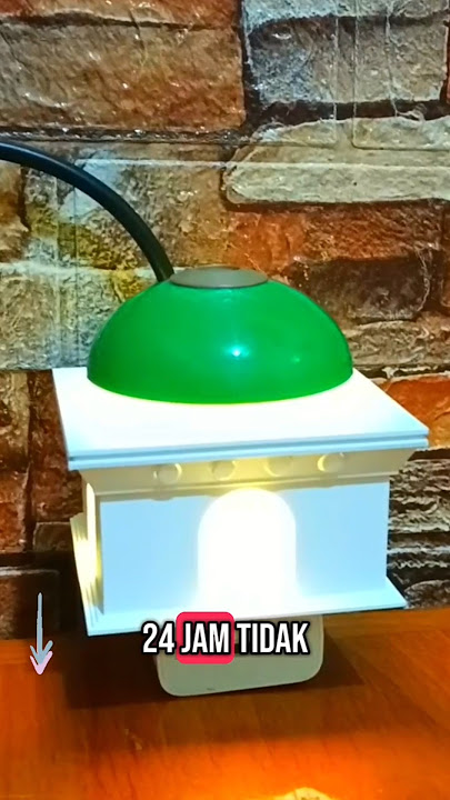 Speaker murottal Al - Qur'an non-stop 24 jam dengan desain unik dan menarik berbentuk masjid