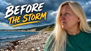 Riding out a huge storm in Kippens, Newfoundland #rvlife