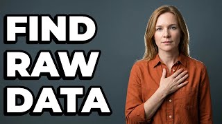 Where Can You Find Trustworthy Raw Data? Profile
